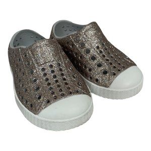 Native rose gold slip on shoes todder 4